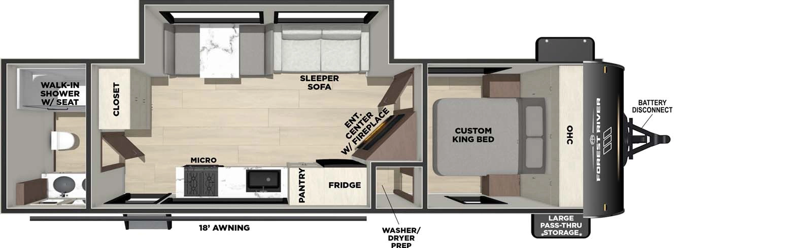 2600RB Floorplan Image